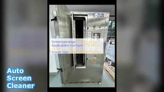 Limpador de tela OLED com enxágue automático de 10-65 polegadas