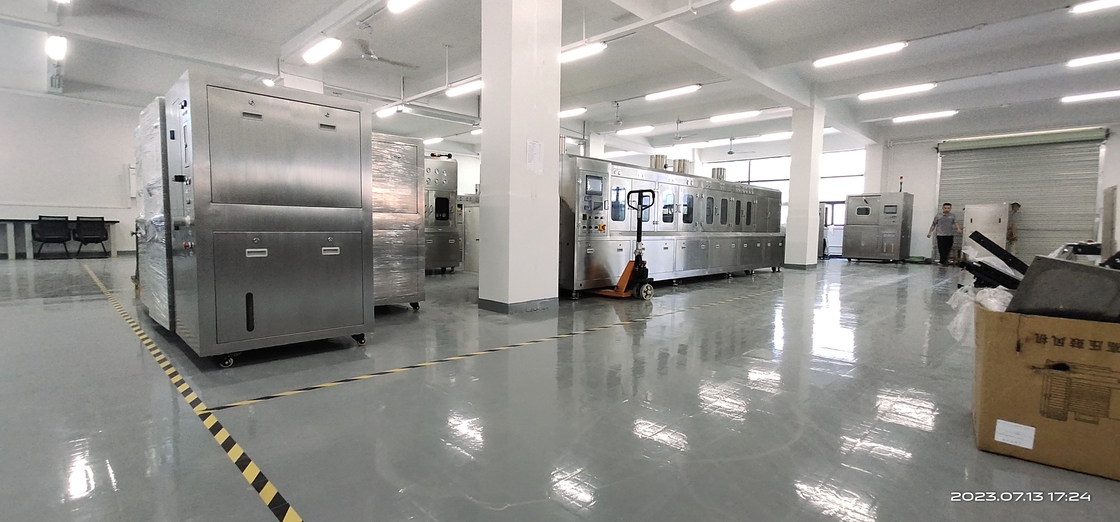 Máquina de limpeza de estêncil de 1000L/min com 360° Rod de pulverização de lado duplo rotativo de pulverização isobárica Tempo de secagem 3~5min