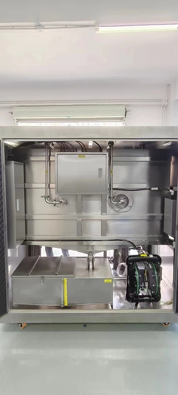 Dispositivo de lavagem com estêncil de 80L com 360° de borracha de pulverização lateral rotativa com secagem por ar comprimido