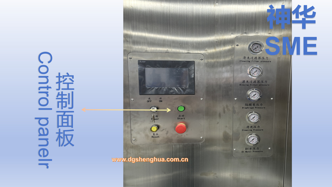 Máquina de limpeza de PCB impressa em spray de aço inoxidável de tamanho grande para impressão de PCB em pasta de solda SMT