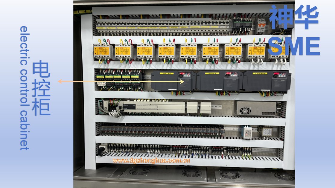 O mini diodo emissor de luz da lavagem de aço inoxidável do pulverizador do quadro SUS304 e o micro PWB do diodo emissor de luz fluem com em linha sistema de limpeza