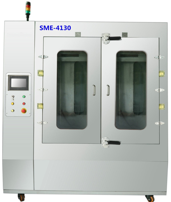 Máquina de limpeza de conjuntos de PCB AC380V/3p/50/60Hz com velocidade de transporte líquida de 100-150cm/min