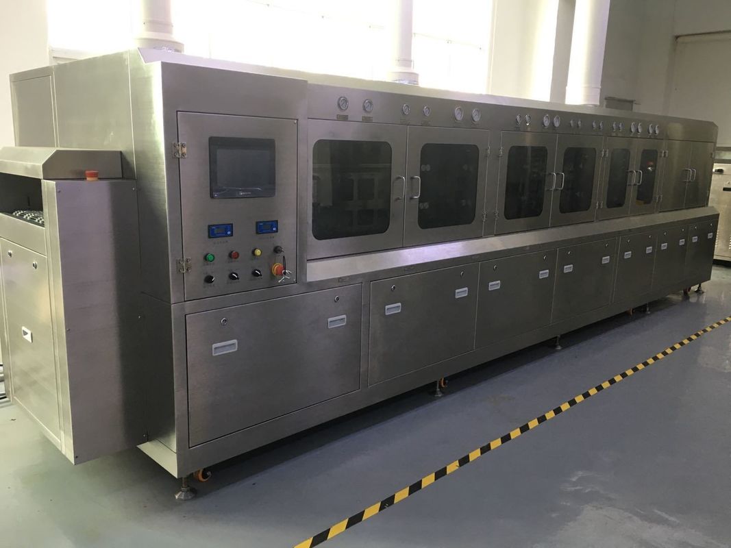 A máquina de empacotamento da limpeza de pulverizador do semicondutor com 28 PCes pulveriza as hastes e lava por muito tempo modular