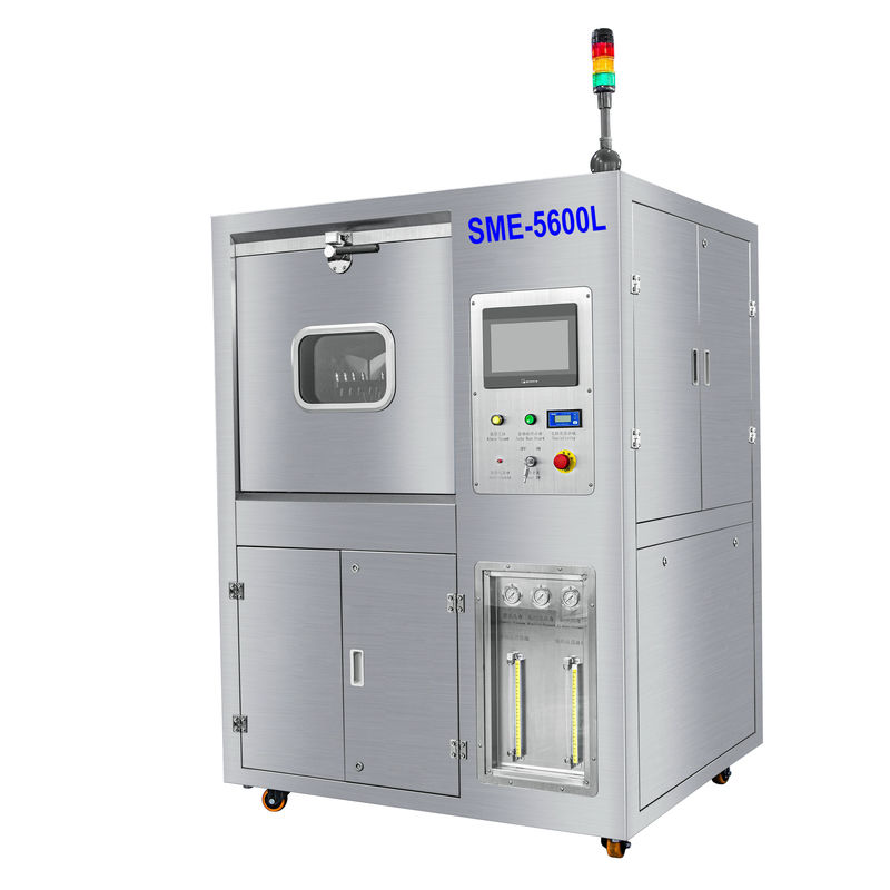 Tipo de grupo máquina de PCBA do deflux da lavagem do pulverizador com 3 distribuidores do pulverizador 2 de PCBA camadas do armário da cesta 1wash