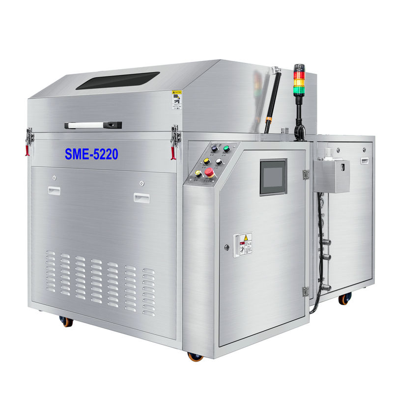 Onda SME-5220 que solda Oven Synthetic Pallet Alumiun Pallet, máquina de limpeza residual do fluxo de aço inoxidável da pálete