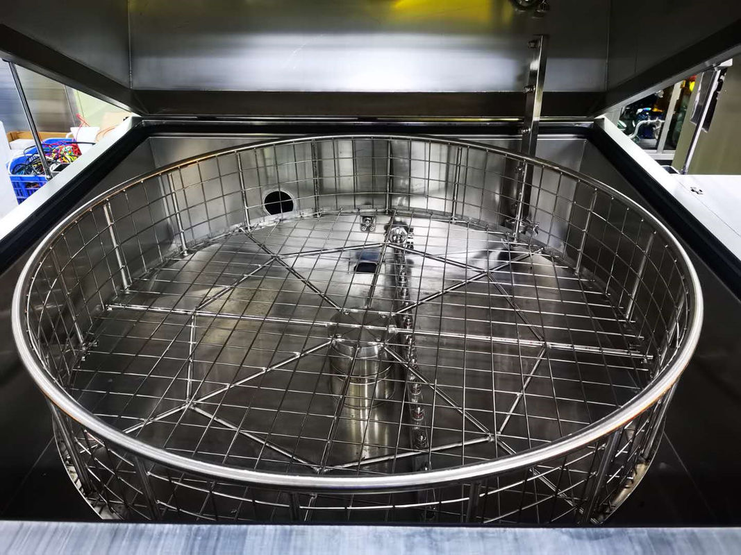 SME-5100 onda de solda pneumática Oven Pallet Cleaning Machine de Smt da cesta redonda do diâmetro da Dobro-estação 1000mm