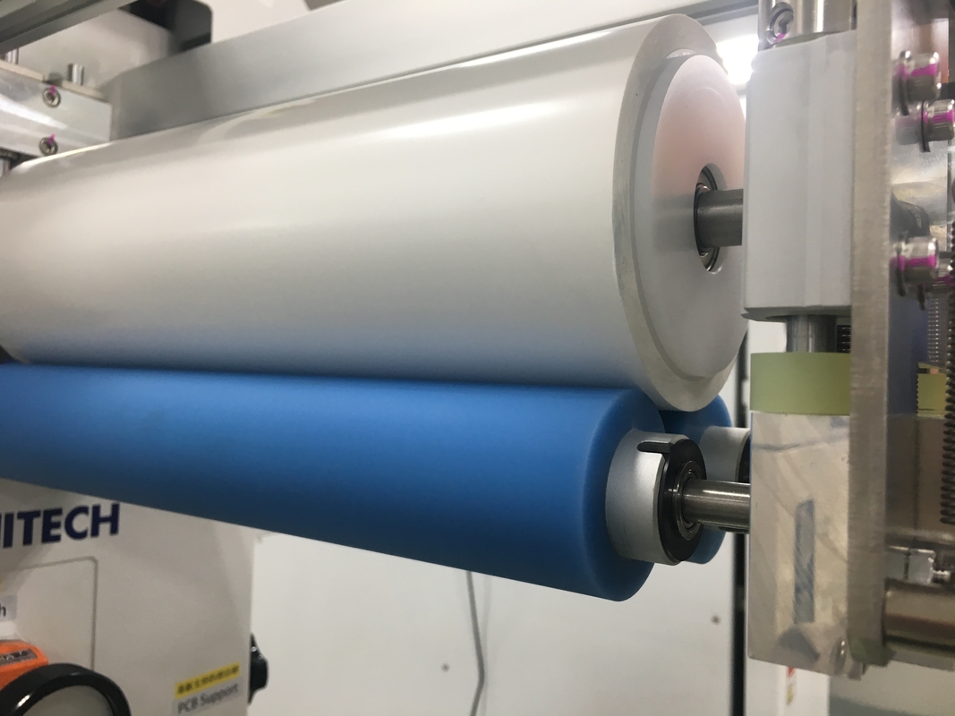 Cor Branca 300mm PCB limpo papel adesivo antistático rolo PCB em linha máquina de limpeza de superfície papel rolo