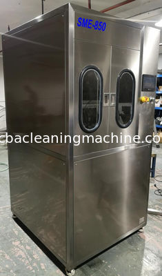 o smt solda a parte inferior do estêncil da pasta ultrassônica e ambo máquina líquida aquosa lateral da limpeza de pulverizador